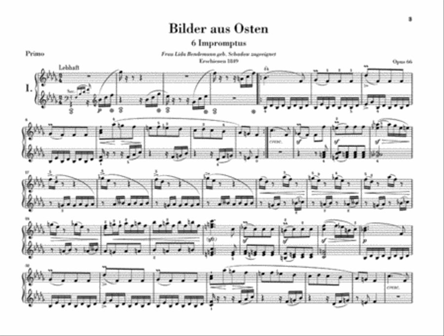 Pictures from the East, Op. 66 Piano Solo scores gallery preview page 4