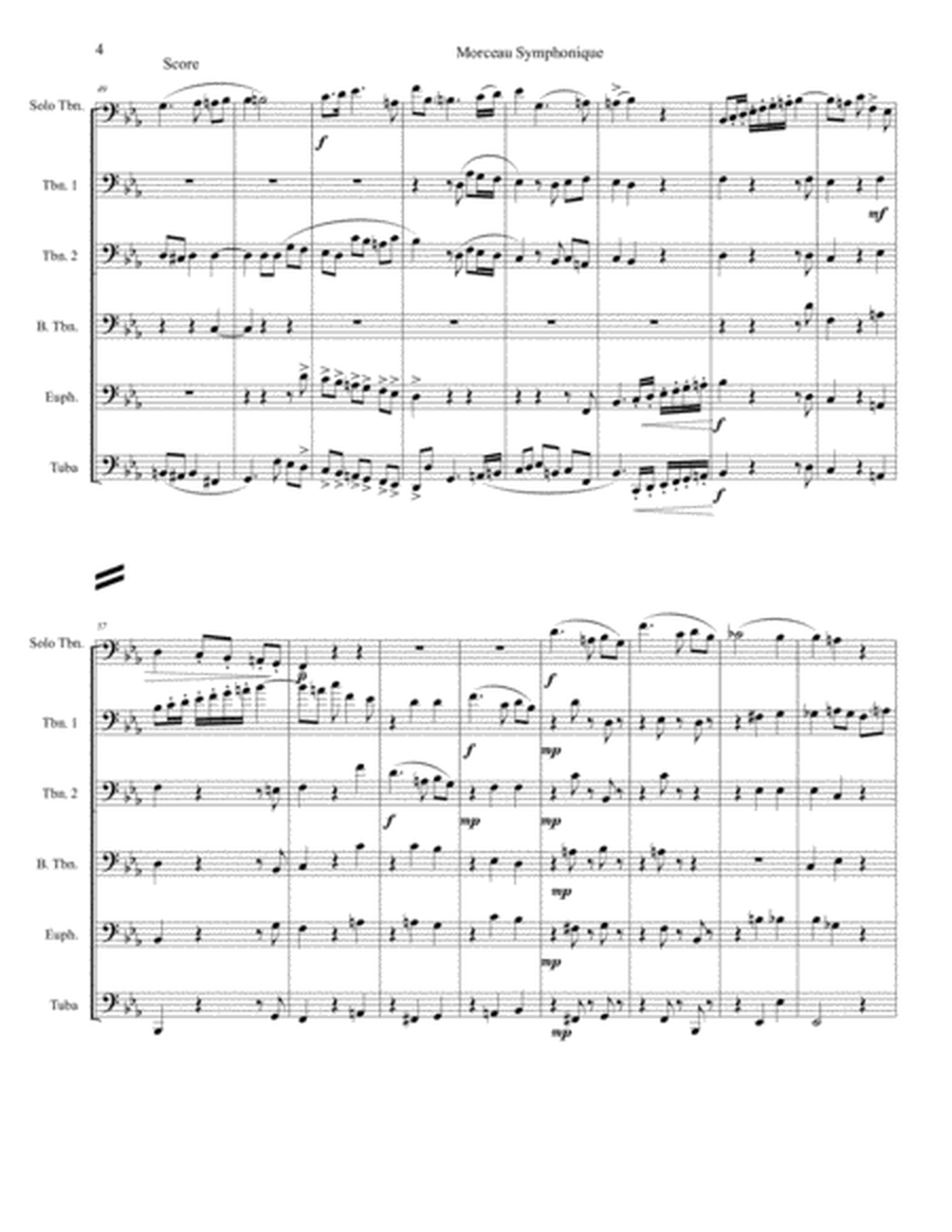 Morceau Symphonique for soloist and Low Brass Choir image number null