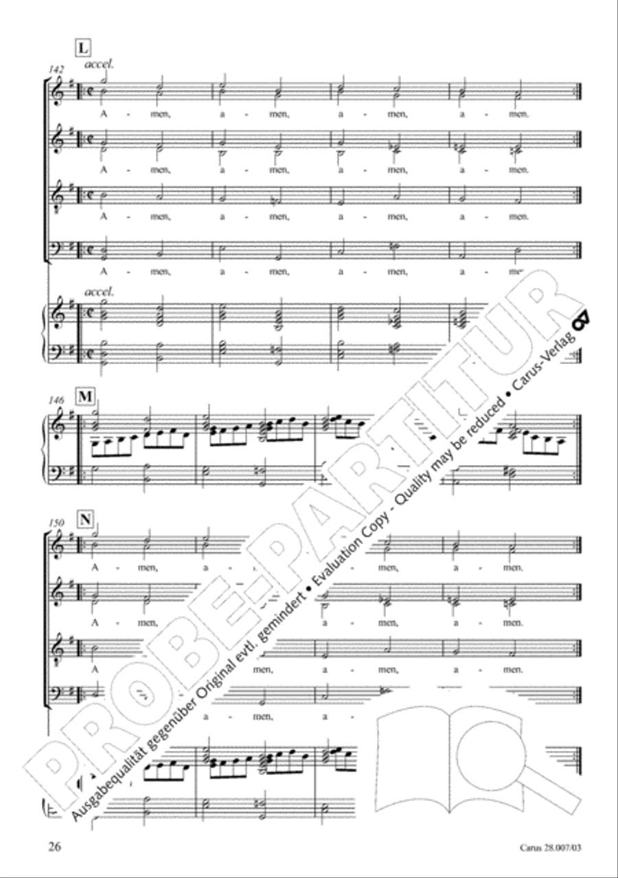 Missa latina 4-Part scores gallery preview page 27