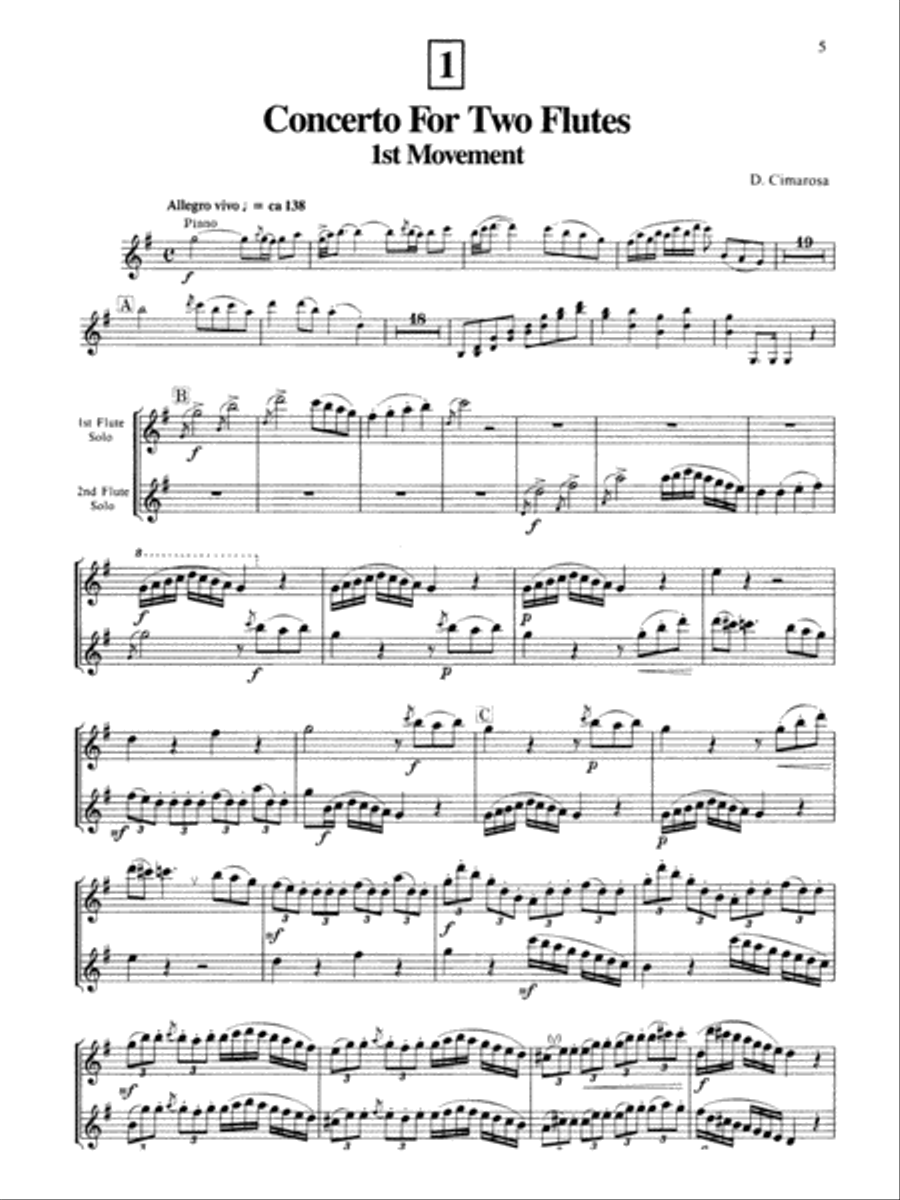Suzuki Flute School, Volume 6 Flute scores gallery preview page 14