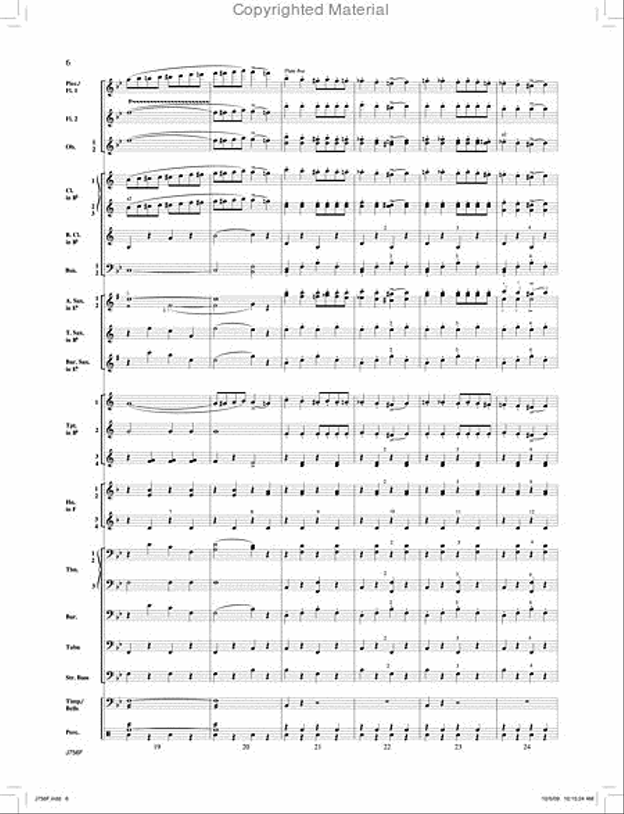Entry of the Gladiators Concert Band scores gallery preview page 7