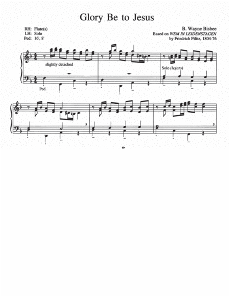 Hymn Introductions for Lent, Easter, Trinity Organ scores gallery preview page 3