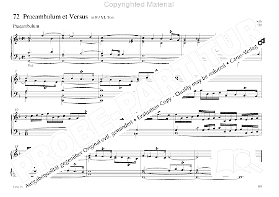 Organo pleno. Orgelstucke zum Ein- und Auszug Organ Solo scores gallery preview page 97