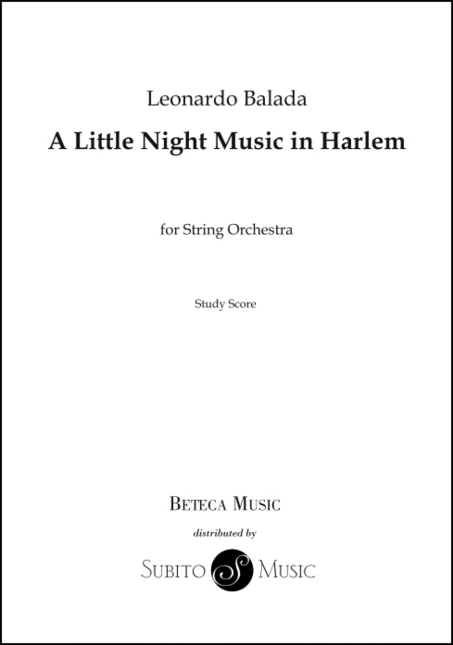 A Little Night Music in Harlem