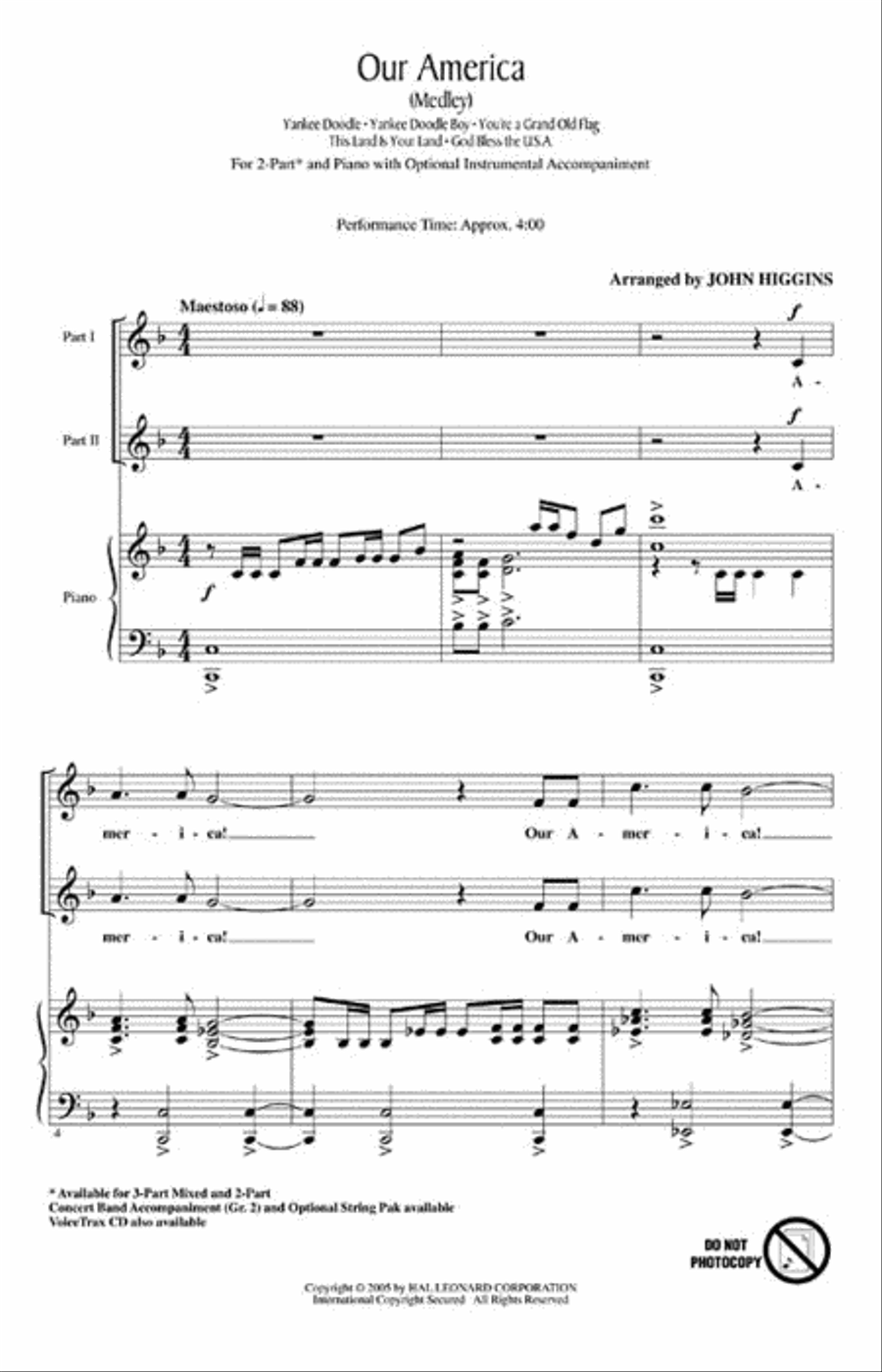 Our America Choir scores gallery preview page 2