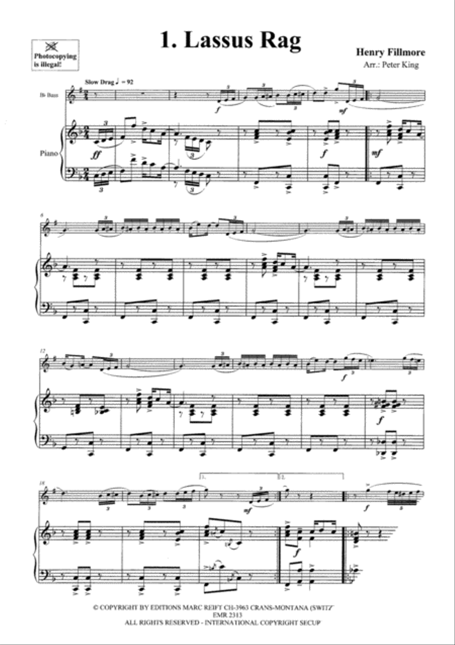15 Rags Voice Solo scores gallery preview page 3