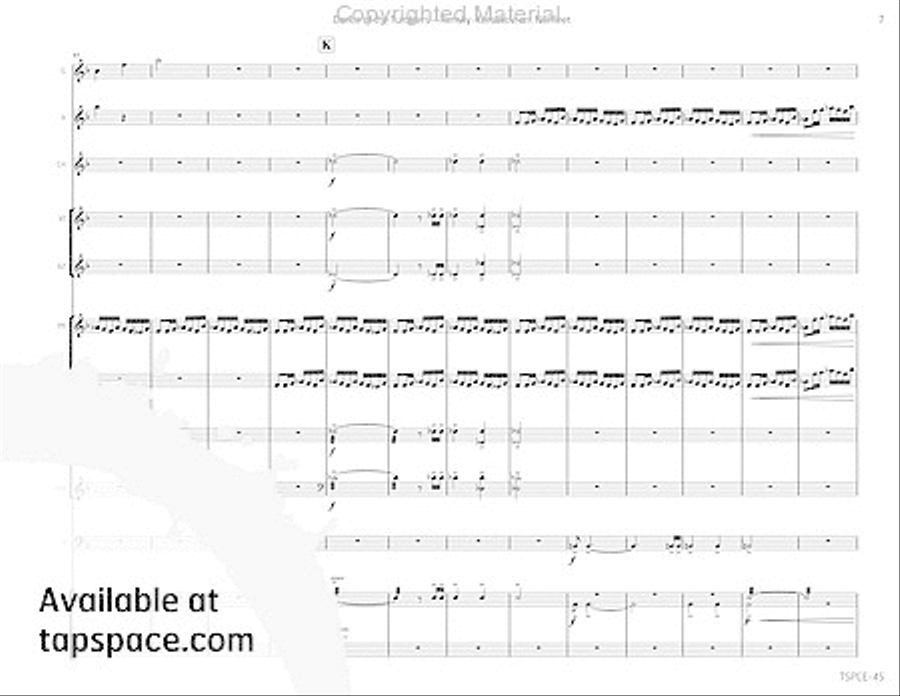 Dance of the Tumblers Percussion Ensemble scores gallery preview page 10