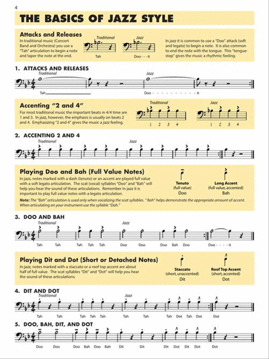 Essential Elements for Jazz Ensemble – Trombone Jazz Ensemble scores gallery preview page 6