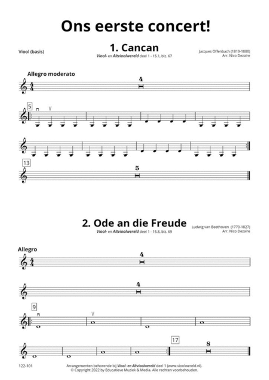 Ons eerste concert! String Orchestra scores gallery preview page 5