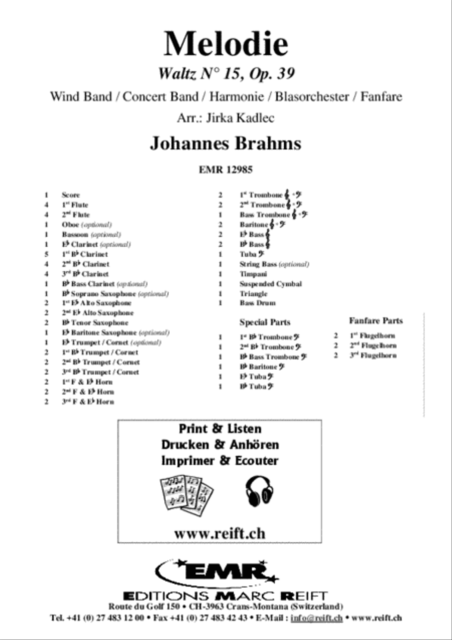 Melodie Concert Band scores gallery preview page 2