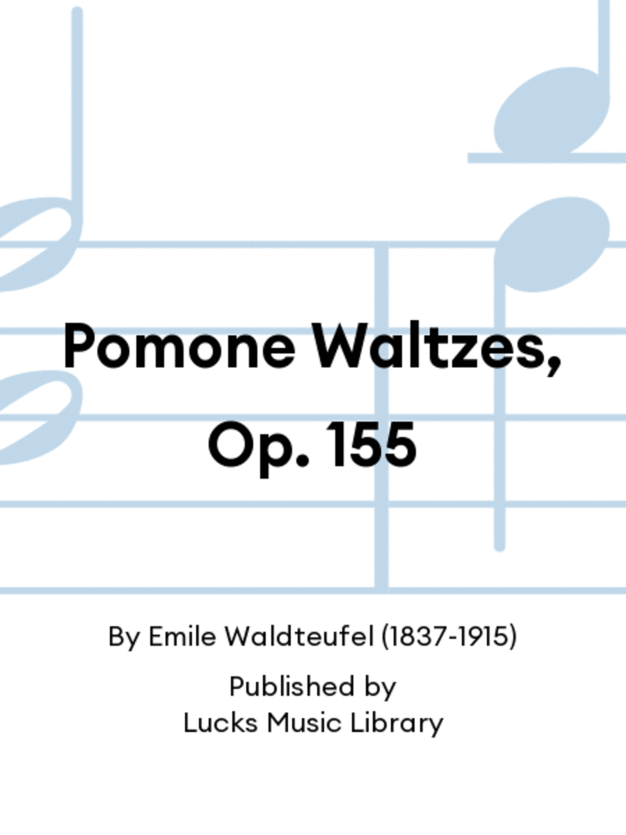 Pomone Waltzes, Op. 155 Set of Parts scores gallery preview page 1