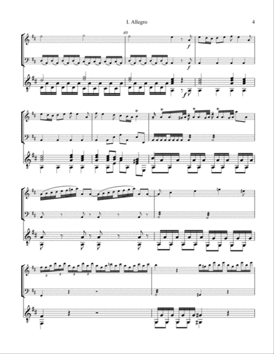 La primavera (Spring) RV. 269 - complete for flute, cello and guitar Flute scores gallery preview page 5