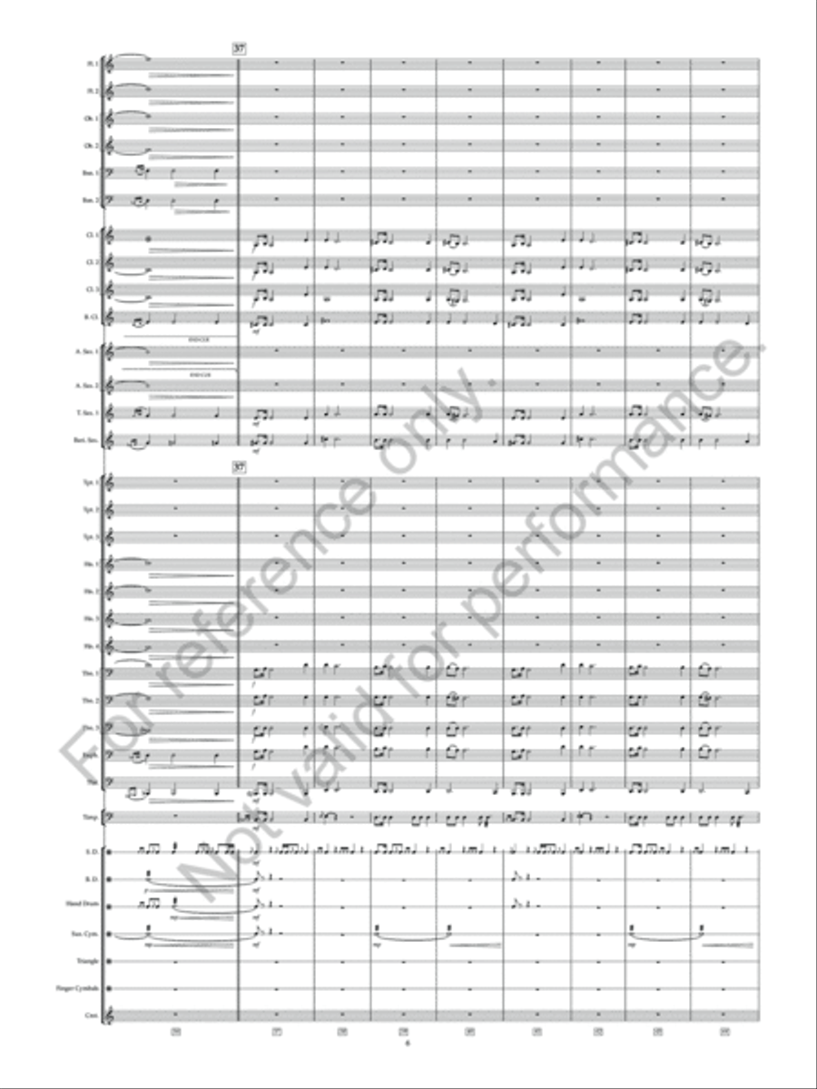 Flight Of Falcons Concert Band scores gallery preview page 8