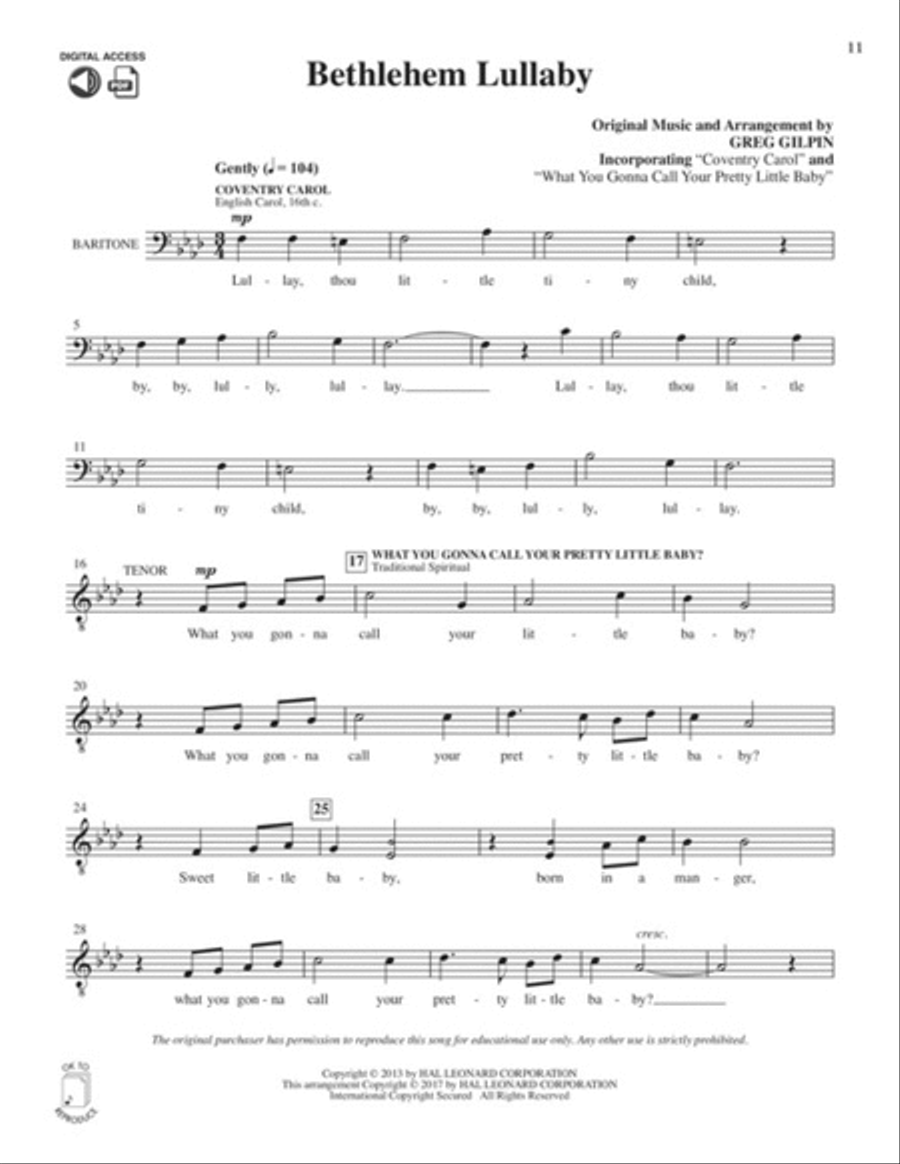Let the Men Sing! A Cappella TB scores gallery preview page 6