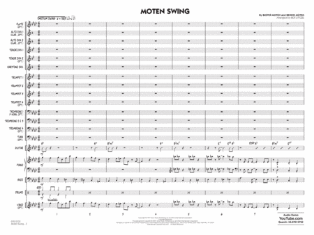 Moten Swing (arr. Rick Stitzel) - Conductor Score (Full Score)
