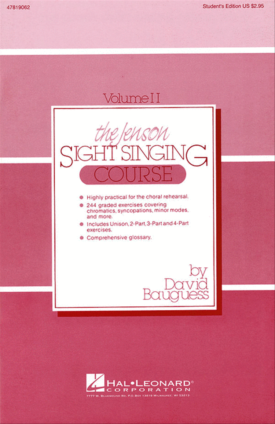 The Jenson Sight Singing Course (Vol. II) Choir scores gallery preview page 1