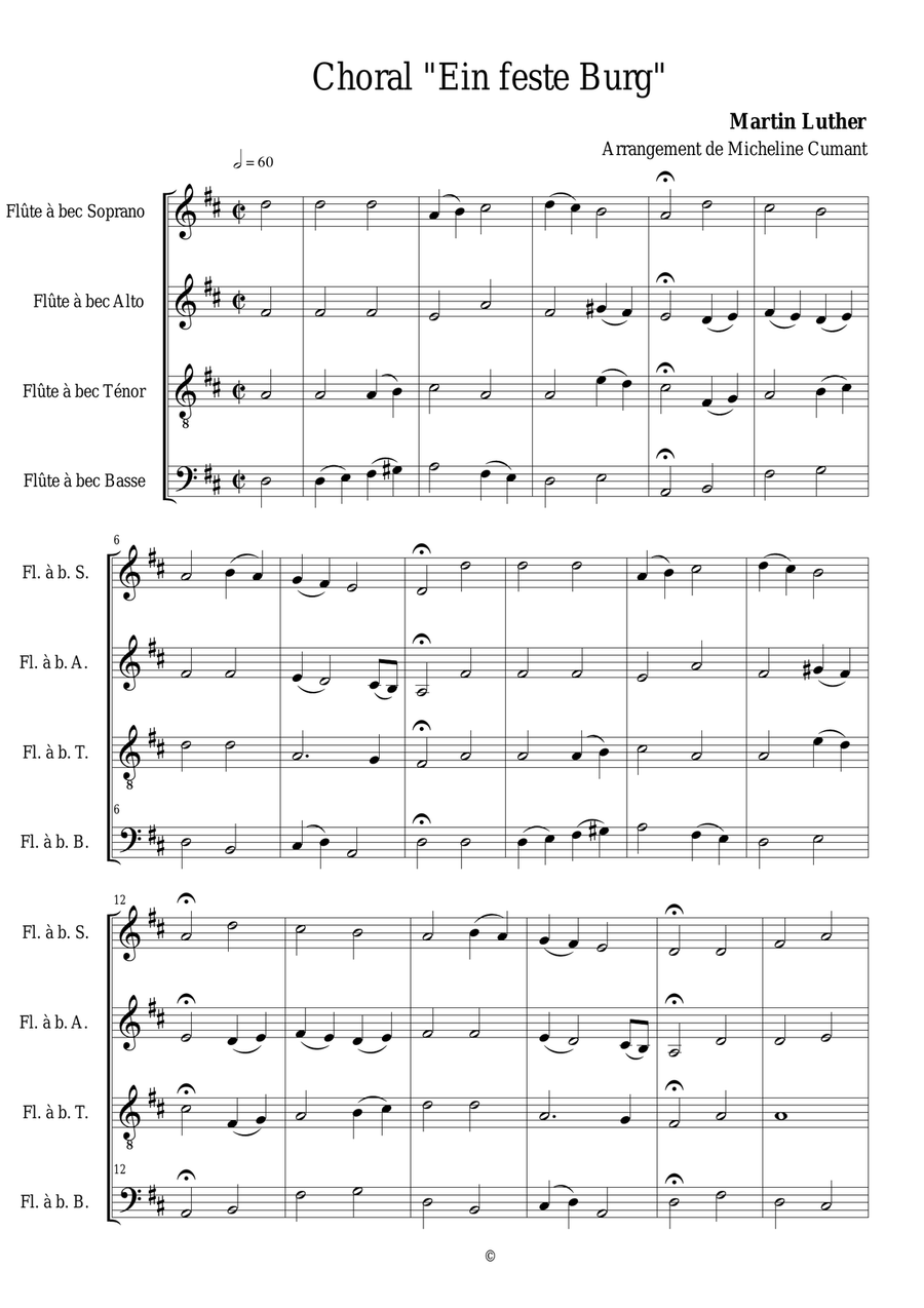 LUTHER, Martin : Choral 