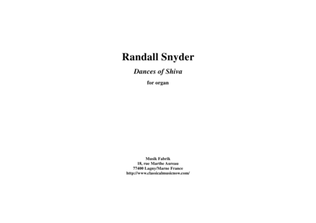 Randall Snyder: Dances of Shiva for organ