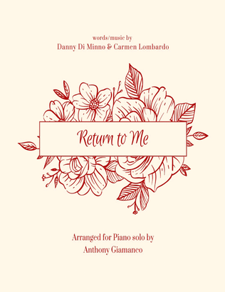Return To Me
