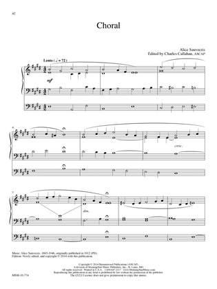 Book cover for Choral (E Major)
