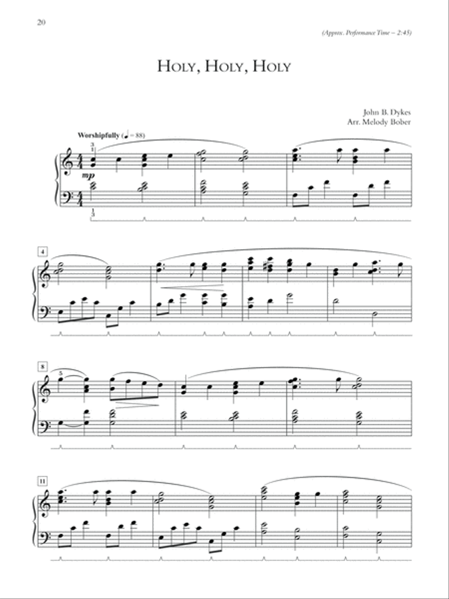 A Call to Worship Piano Solo scores gallery preview page 4