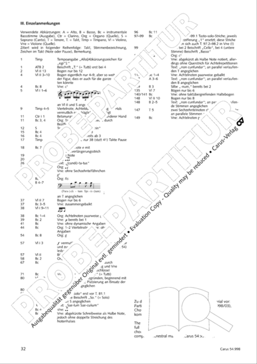 Te Deum in C 4-Part scores gallery preview page 33