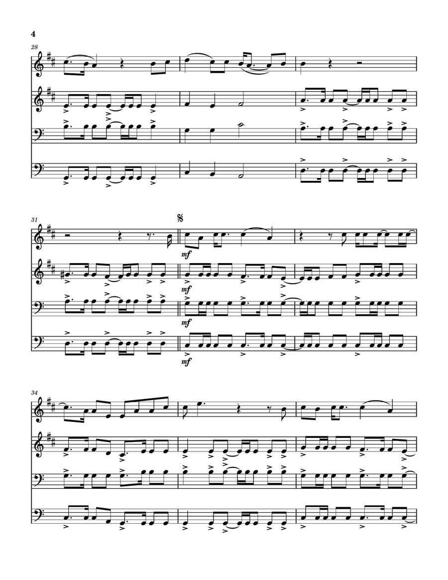 Darling, Be Home Soon Trombone scores gallery preview page 5
