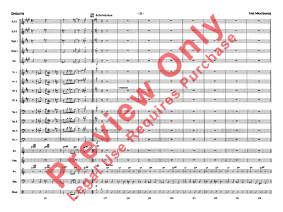 High Maintenance Jazz Ensemble scores gallery preview page 16