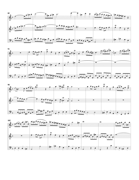 3 Movements from Sonata, BWV 1014 (arranged for 3 recorders (AAB))
