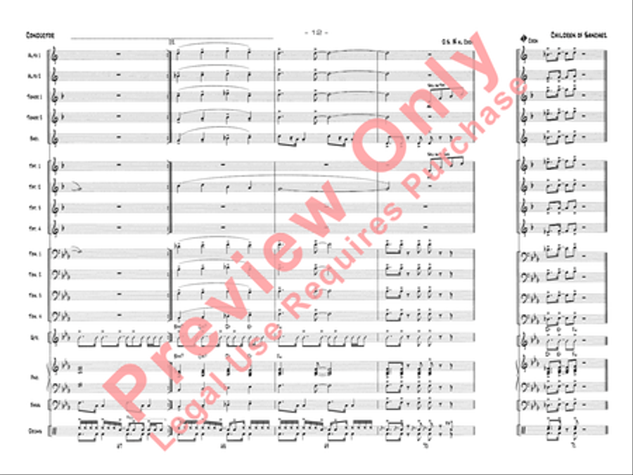 Children of Sanchez Jazz Ensemble scores gallery preview page 15