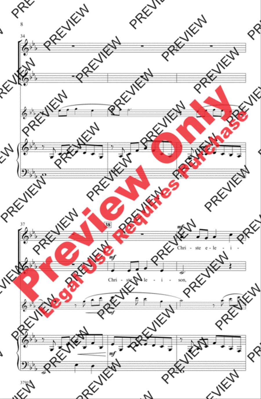 Kyrie Canon 2-Part scores gallery preview page 8