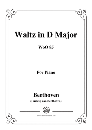Beethoven-Waltz in D Major,WoO 85,for voice and piano