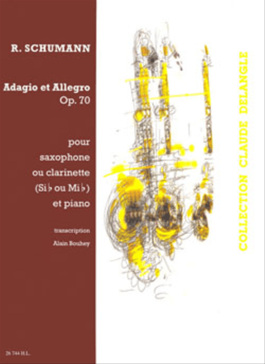 Adagio et Allegro Op. 70 Clarinet scores gallery preview page 1
