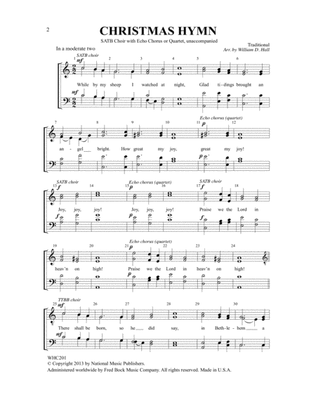 How Great Our Joy (arr. William D. Hall)