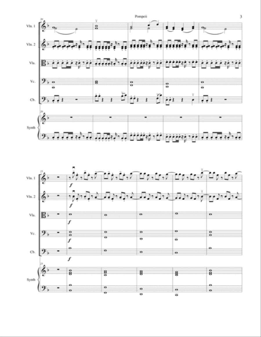 Pompeii String Orchestra scores gallery preview page 4