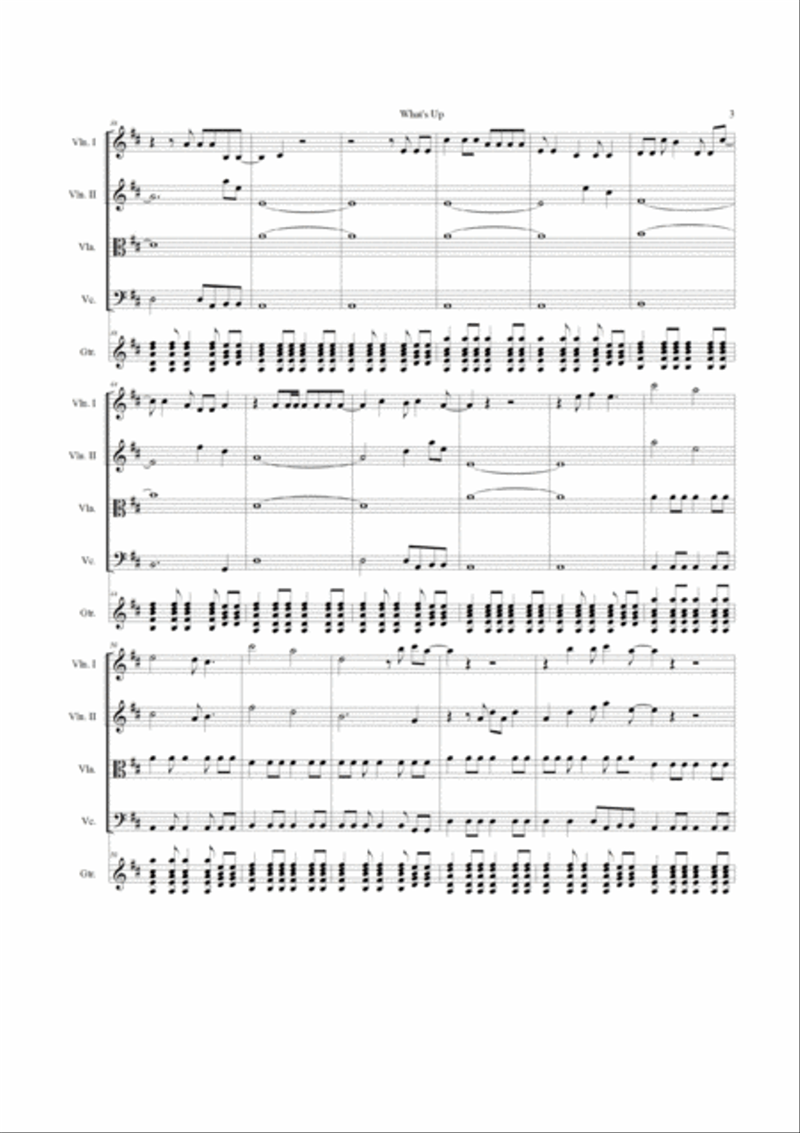 What's Up Chamber Orchestra scores gallery preview page 3