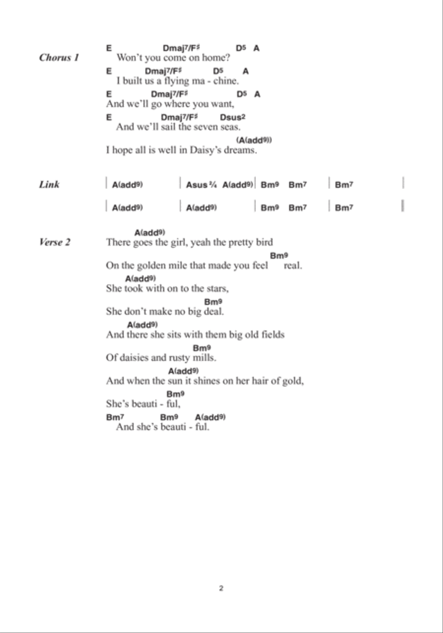 Bella Bella Acoustic Guitar scores gallery preview page 2
