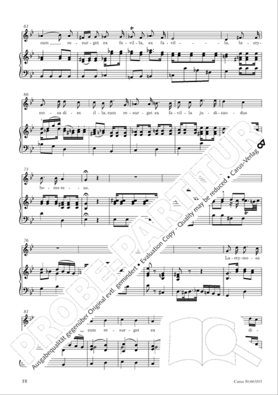 Requiem 4-Part scores gallery preview page 19