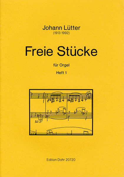 Freie Stücke für Orgel -Heft 1-