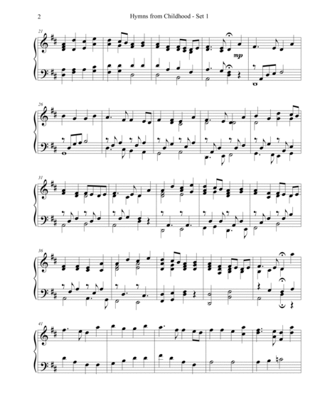 Hymns from Childhood - Set 1 (piano solo) image number null