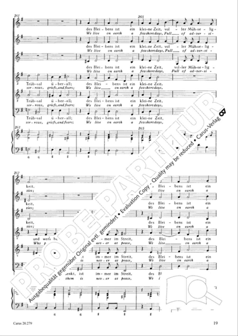 Musikalische Exequien I-III Score scores gallery preview page 22