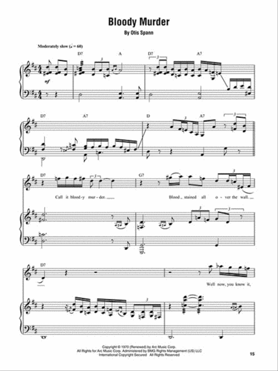 Blues Piano Legends Piano scores gallery preview page 4