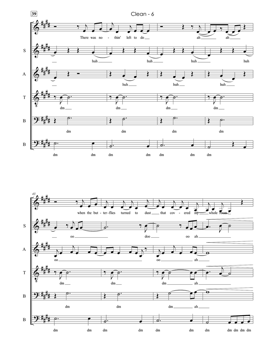 Clean 4-Part scores gallery preview page 6