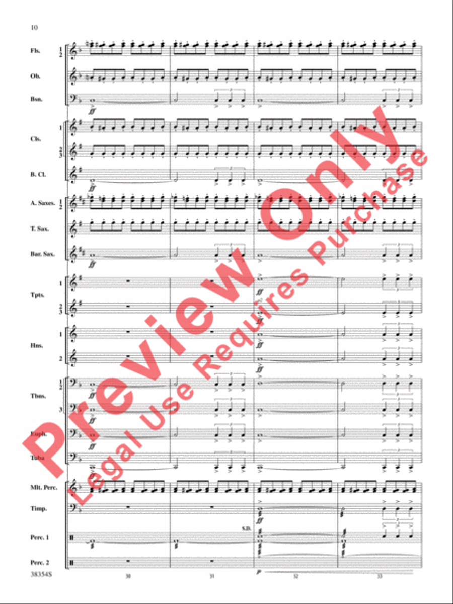 Band-O-Ween Concert Band scores gallery preview page 11