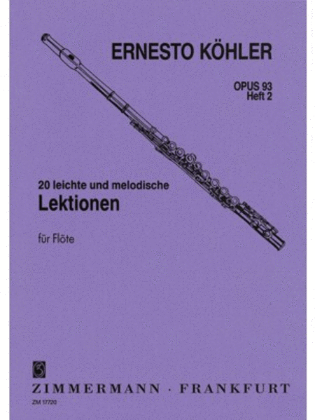 20 Easy and Melodic Exercises Op. 93 Heft 2