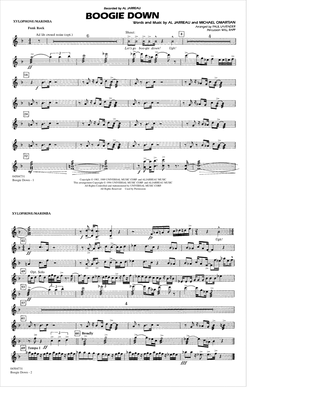 Boogie Down - Xylophone/Marimba
