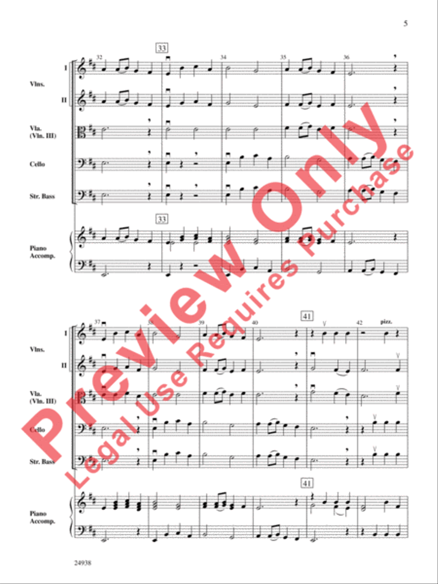 A French Noel A French Noel String Orchestra scores gallery preview page 6