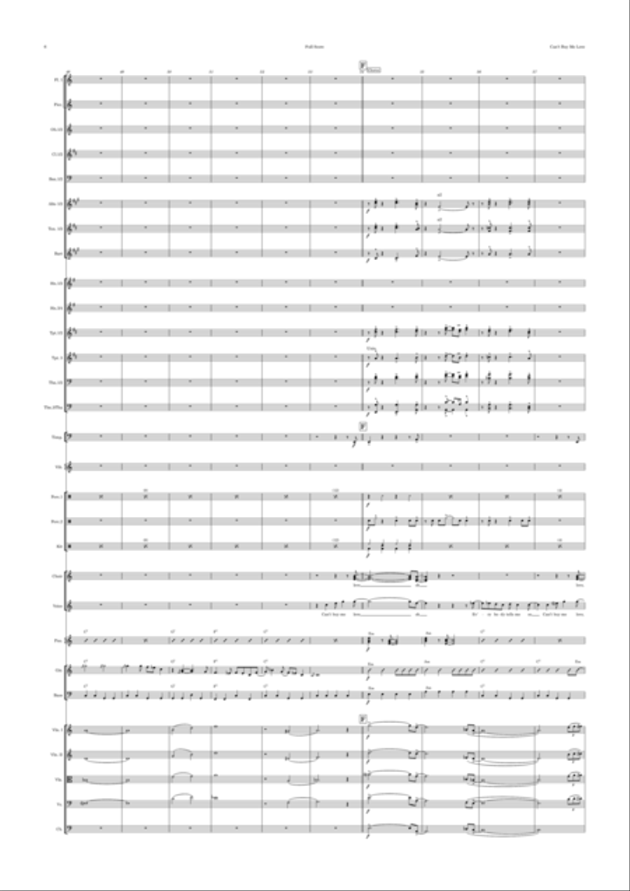 Can't Buy Me Love Full Orchestra scores gallery preview page 6