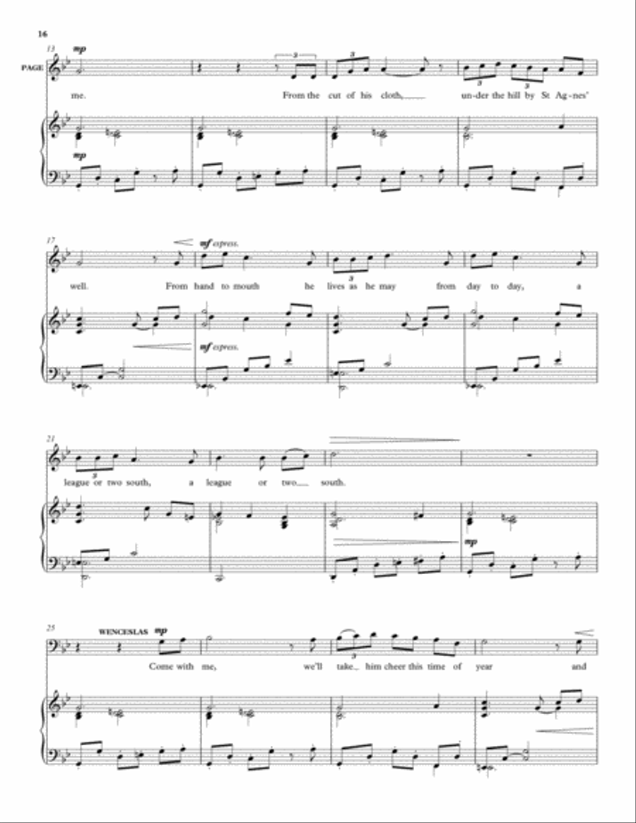 Wenceslas Wenceslas 4-Part scores gallery preview page 6