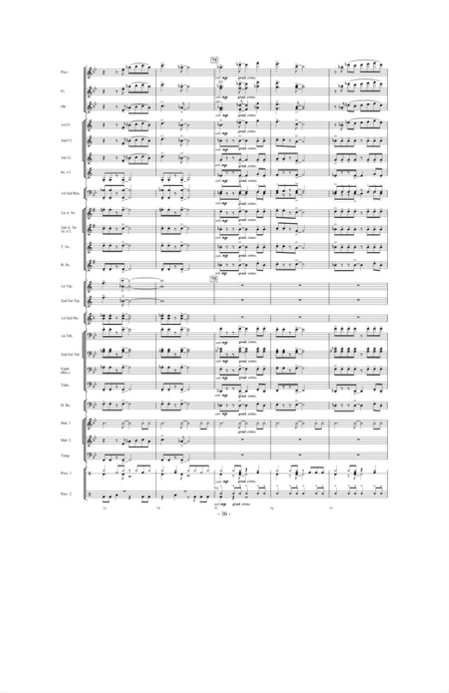Nightflight Concert Band scores gallery preview page 15